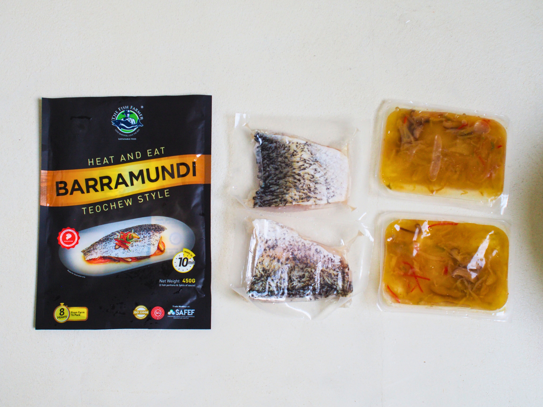 Teochew Style Barramundi Fillet (2 x Sauces Included!) 潮州式金目鲈鱼片