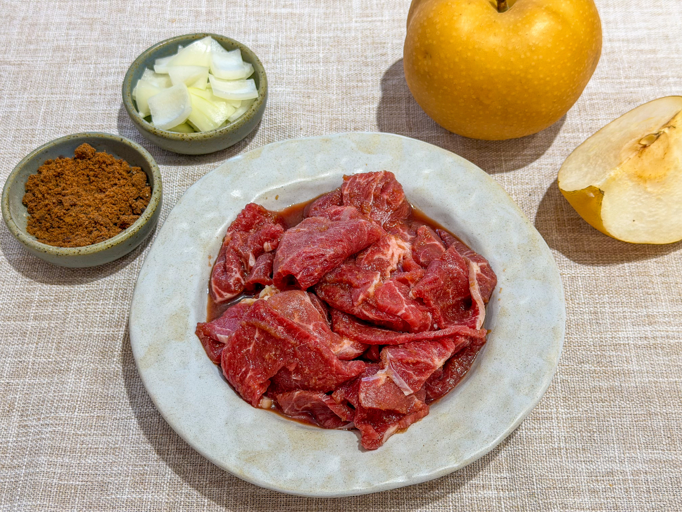 Bulgogi Beef Stir-Fry (Infused w Seasonal Asian Pear!)
