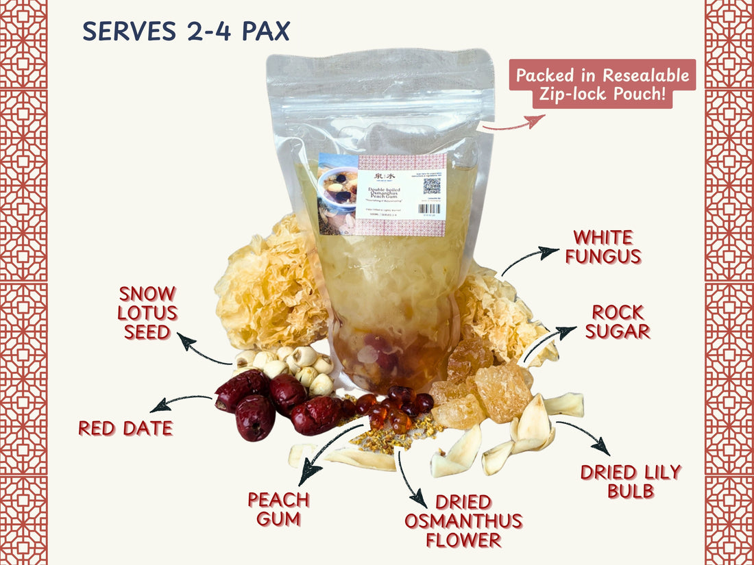 Double-boiled Osmanthus Peach Gum